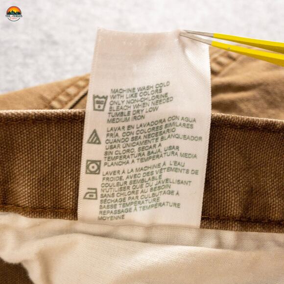 Dickies Work Pants Brown Cotton Flat Front Straight Leg Big & Tall Men's 50x30 - Picture 13 of 13